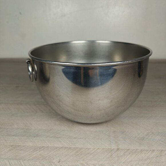 Vintage Revere Ware Pre-68 Stainless Steel Mixing Bowl With Handle Ring 8.5" - Picture 2 of 8